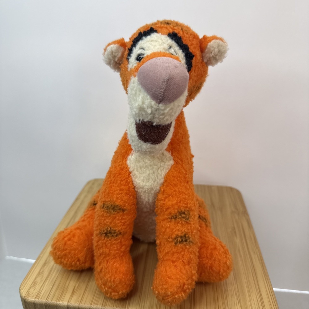 Disney Parks Walt Disney World 9" Tigger Curly Hair Plush Winnie The Pooh